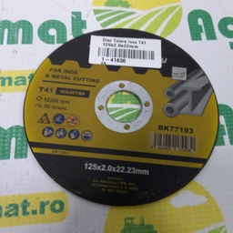[AMAT1-41830] Disc Taiere Inox T41 125x2.0x22mm